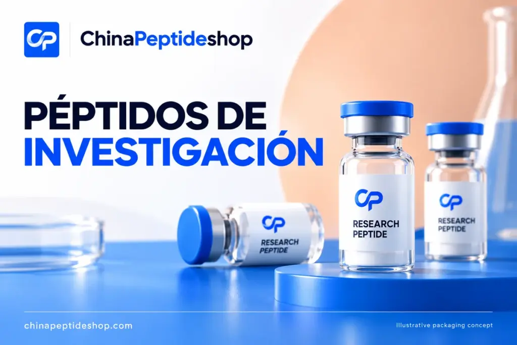 Péptidos de investigación: cómo comparar secuencia e identidad — ChinaPeptideshop illustrative research-vial cover